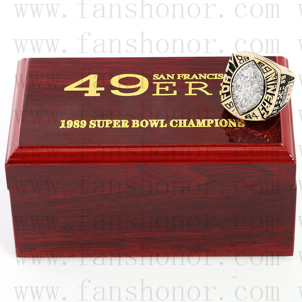 1989 Super Bowl XXIV San Francisco 49ers Championship Ring – Best Championship  Rings