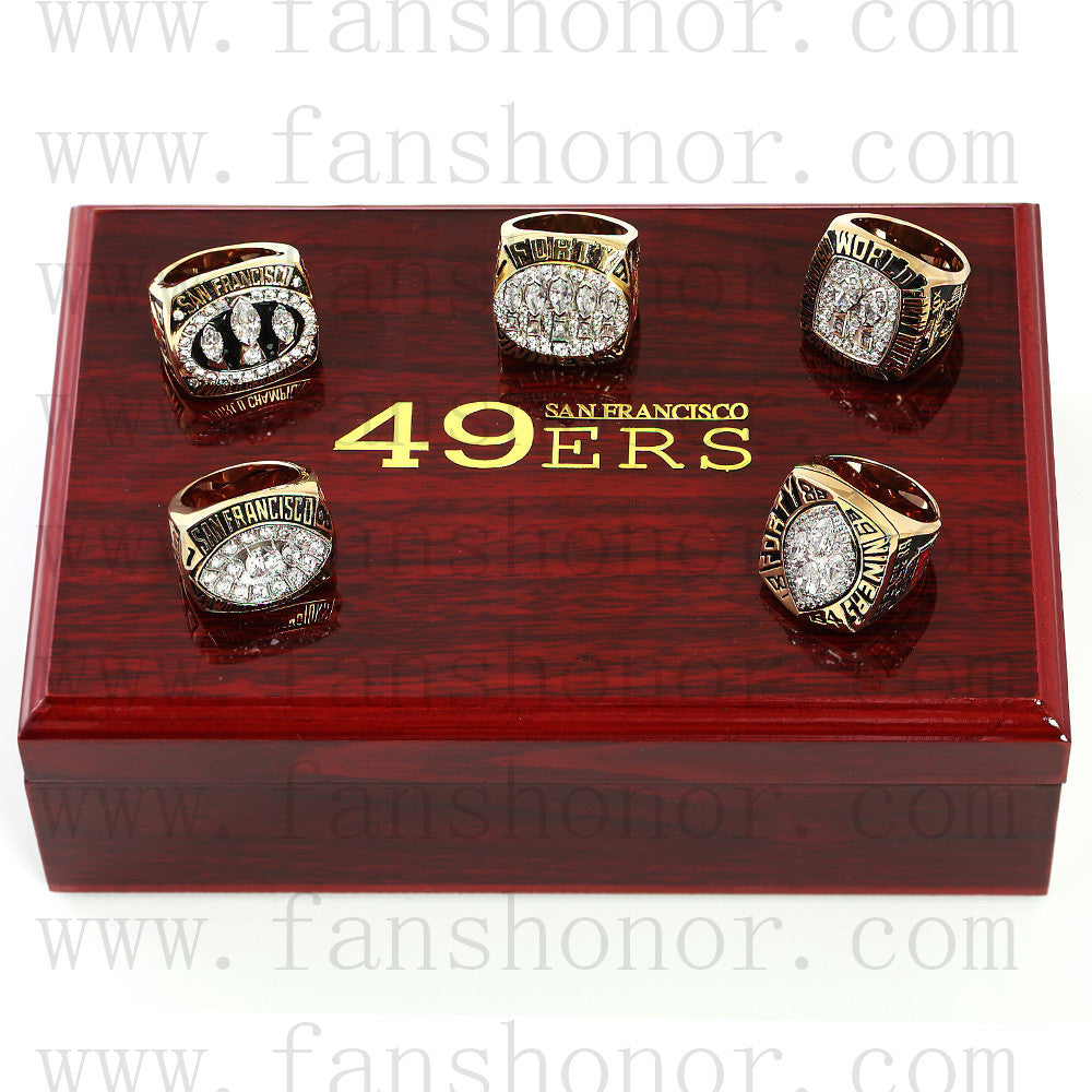 Cincinnati Bengals - AFC Championship 2 Ring Set With Wooden Display Box