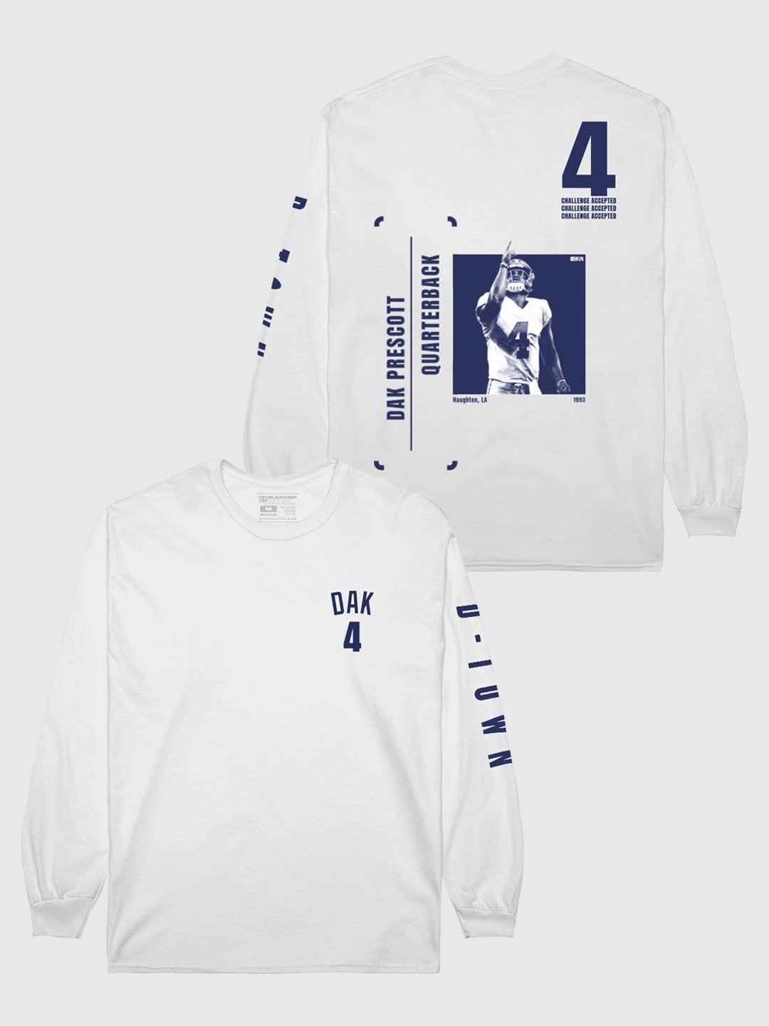 dak prescott long sleeve jersey