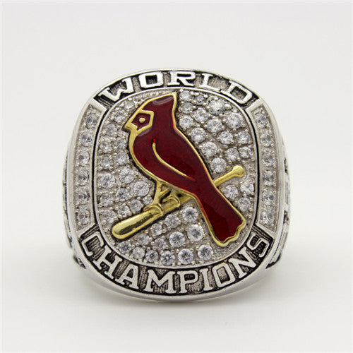 St. Louis Cardinals Replica World Series Rings and Trophy