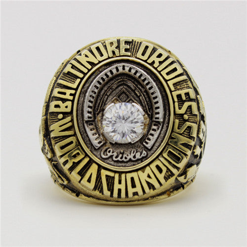 Baltimore Orioles 1970 World Series MLB Championship Ring With Clear C