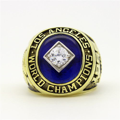 Los Angeles Dodgers 1965 World Series MLB Championship Ring With Blue