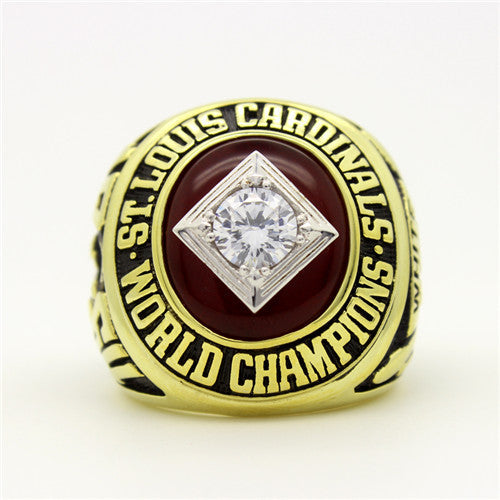 1964 St. Louis Cardinals Baseball World Series Championship Ring, Custom St.  Louis Cardinals Champions Ring