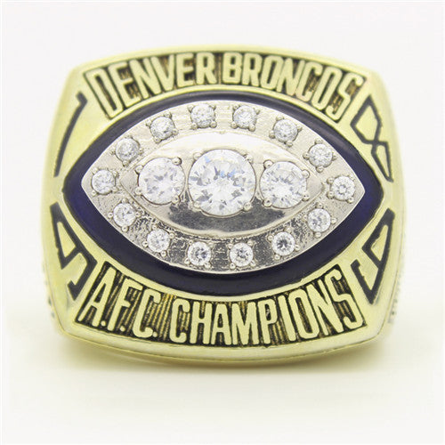 Denver Broncos 1989 AFC Championship Ring