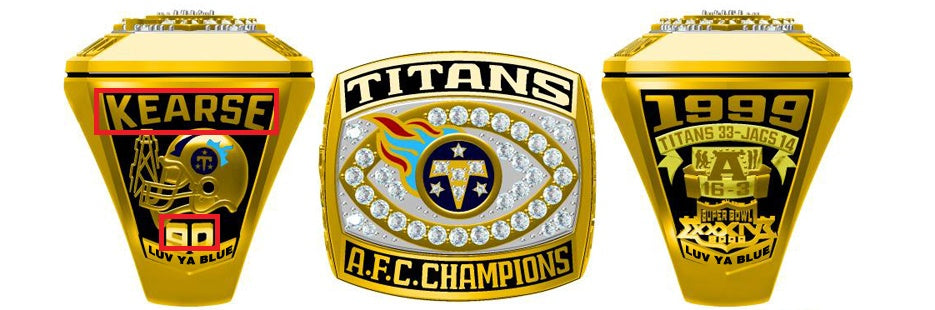 All AFC Championship Rings (American Football Conference )