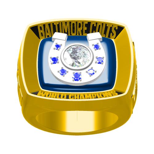 Indianapolis Colts 1971 Super Bowl NFL championship ring replica - MVP Ring