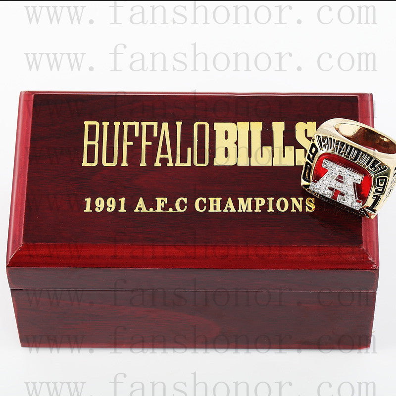 1990 Buffalo Bills AFC Championship Ring 