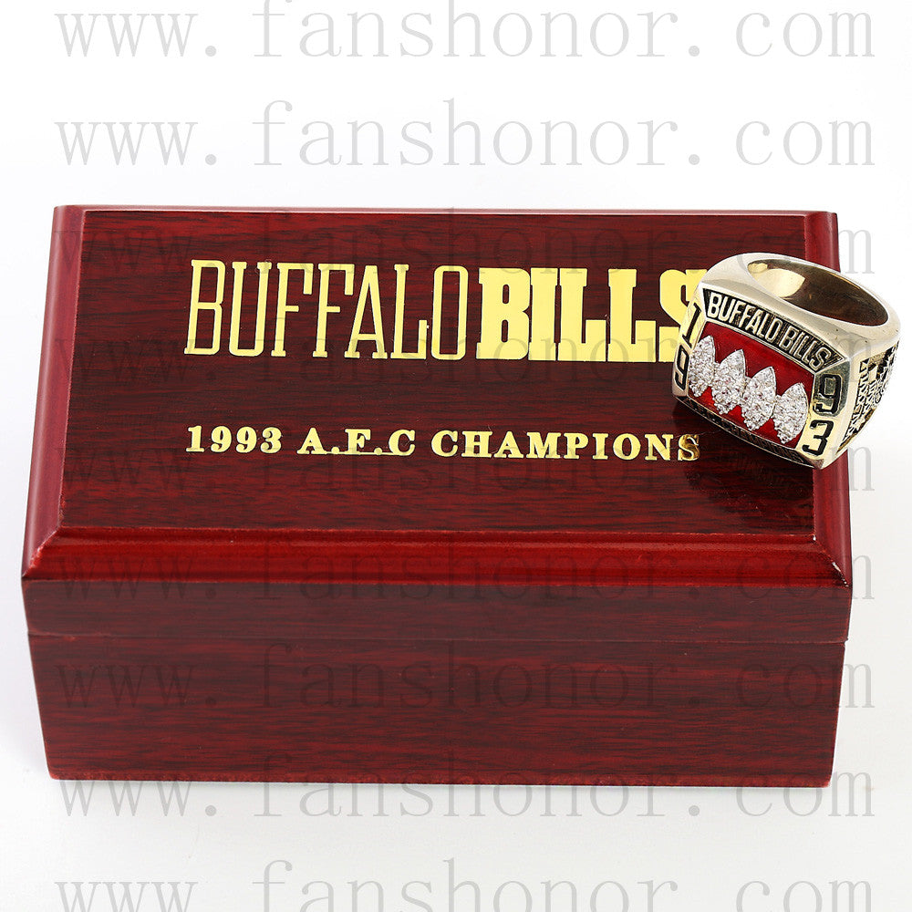 Lot Detail - 1993 Buffalo Bills AFC Championship Ring - Players Version