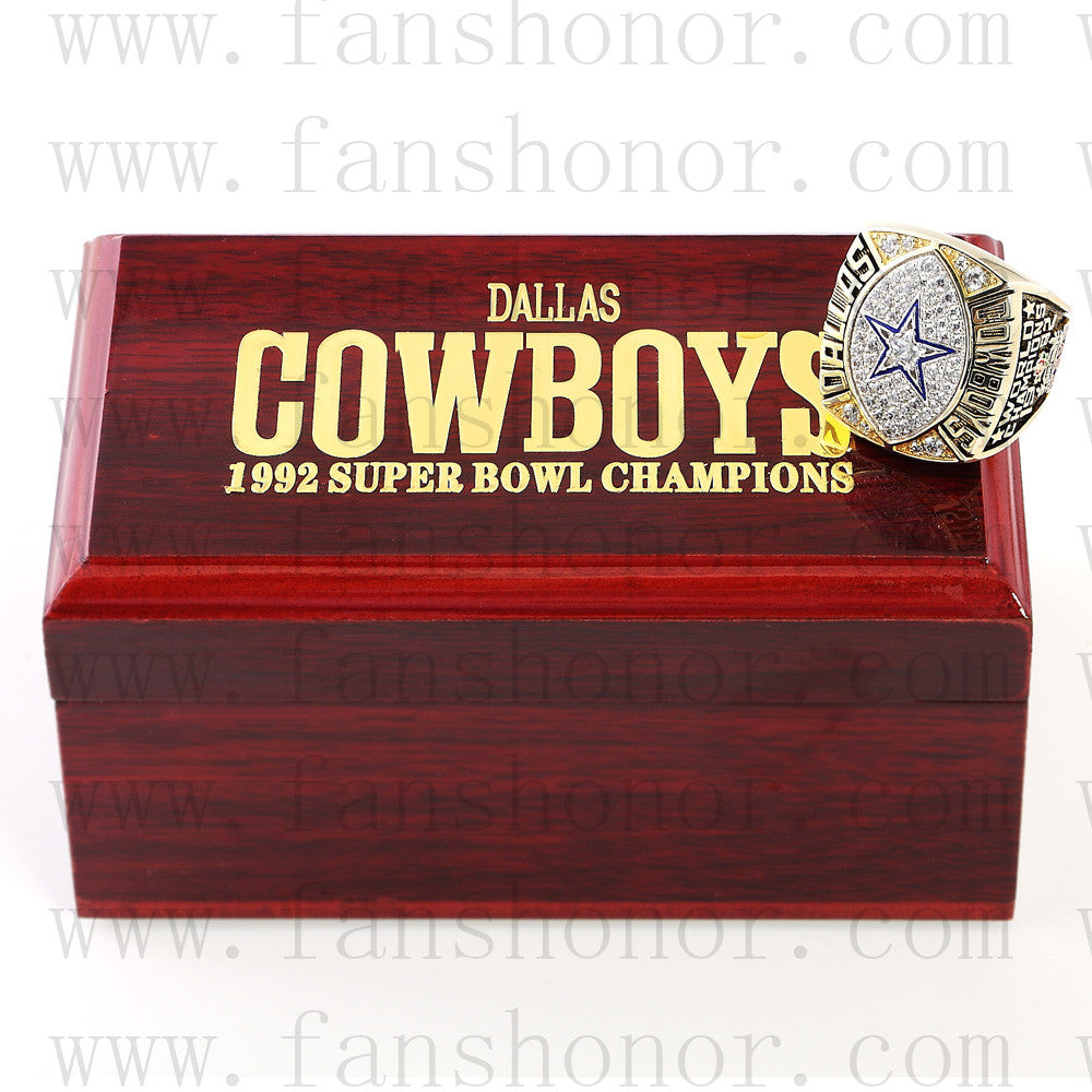 1992 Dallas Cowboys Super Bowl XXVII Championship Ring Presented to, Lot  #59149