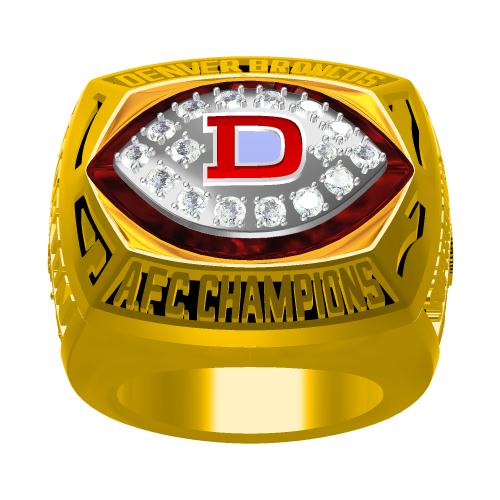 denver broncos afc championship rings