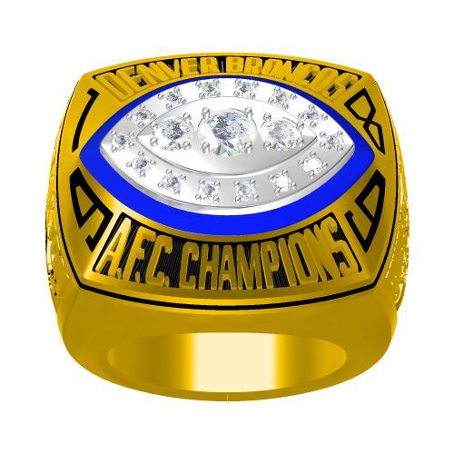 Denver Broncos 1989 AFC Championship Ring