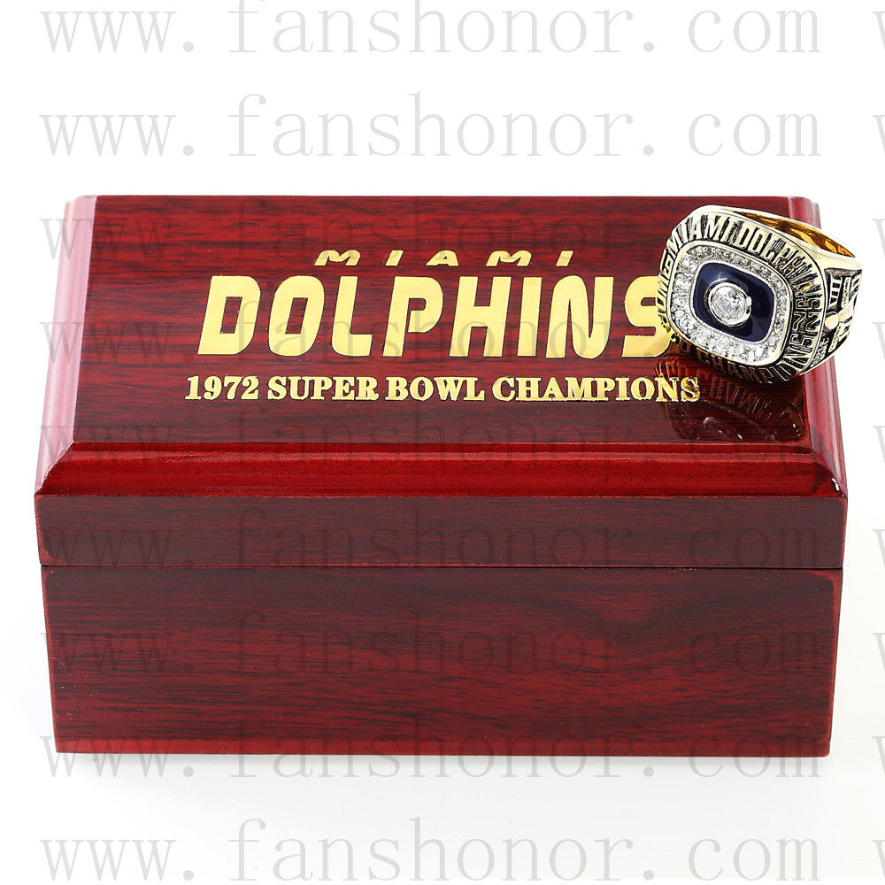 Miami Dolphins 1972 Super Bowl VII Football Championship Ring