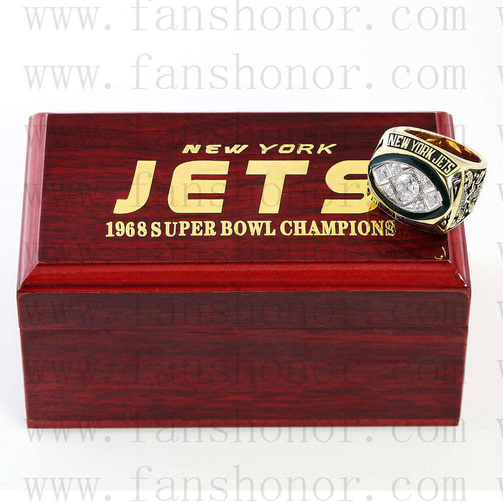 NFL 1968 NEW YORK JETS Super Bowl III Championship Ring – Championship Rings  Store