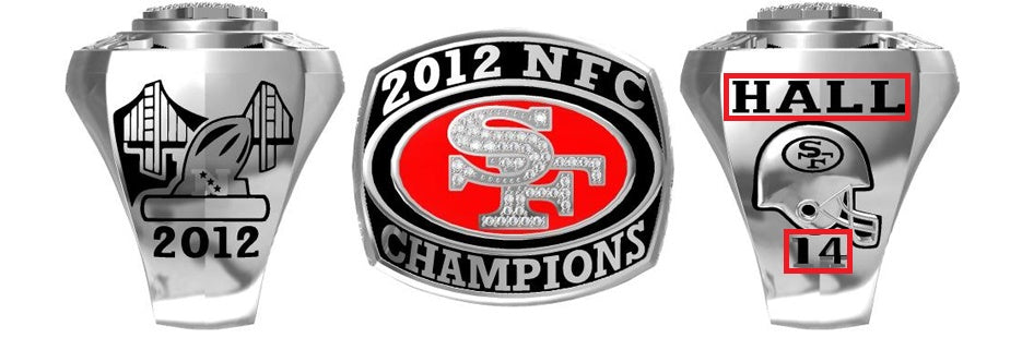 2012 nfc championship ring