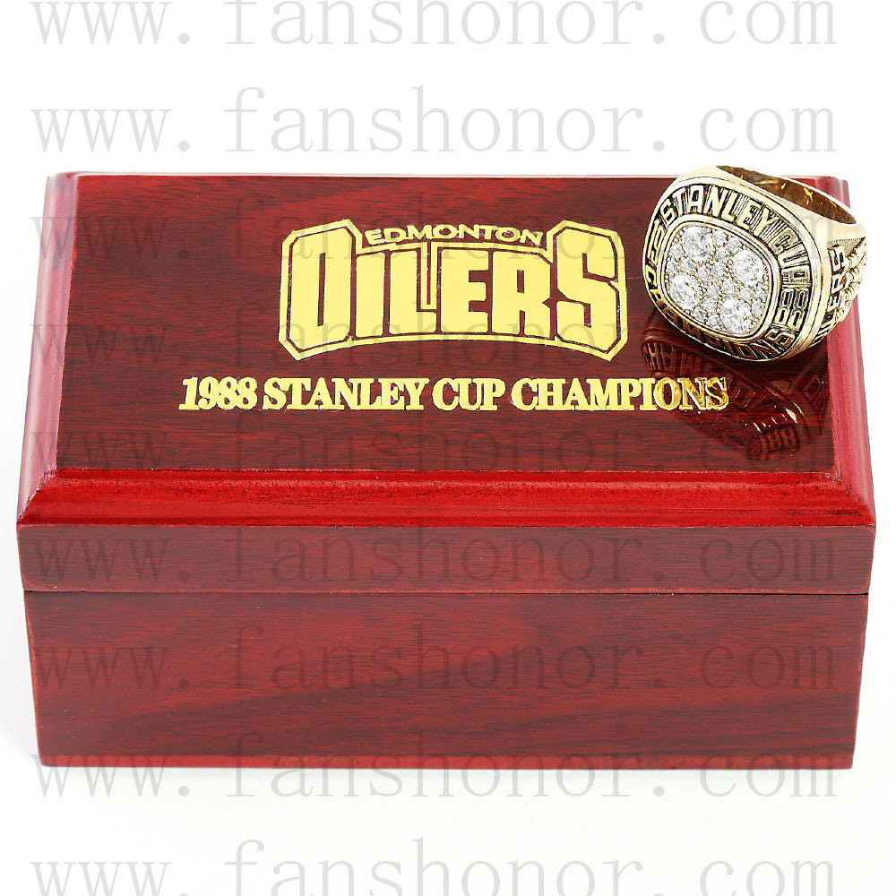 5 Edmonton Oilers NHL Stanley Cup Championship Rings Set - No - 9
