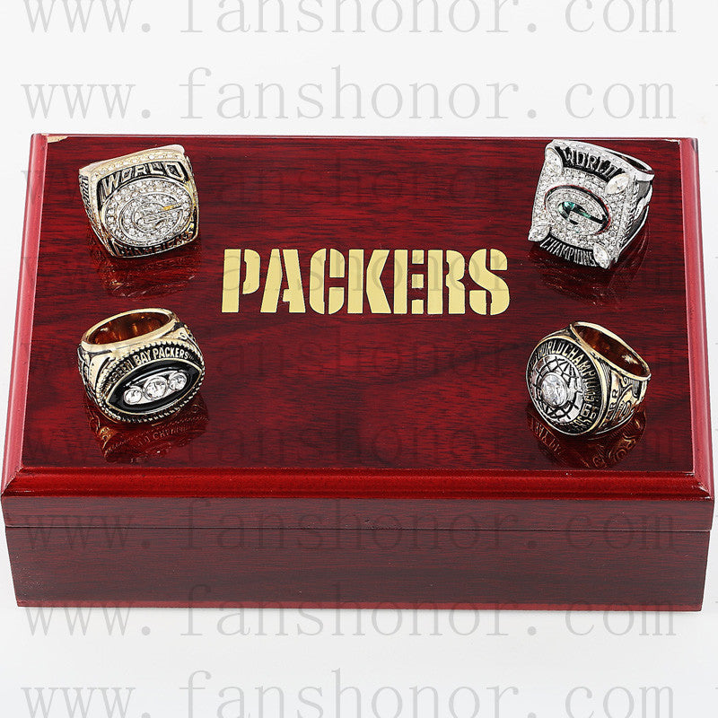 1966/1967/1996/2010 Green Bay Packers Super Bowl Ring Set