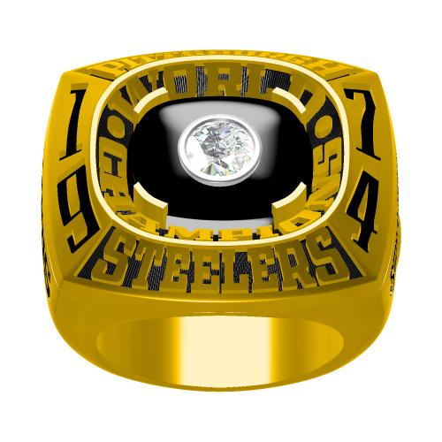 Super Bowl IX Pittsburgh Steelers Championship Ring 3D model 3D