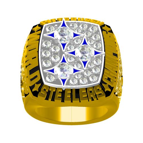 Custom Pittsburgh Steelers 1978 NFL Super Bowl XIII Championship Ring