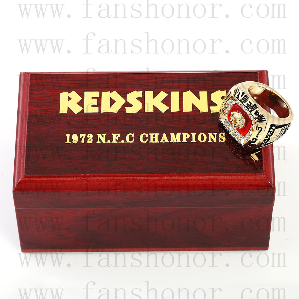 1972 Washington Redskins NFC Championship Ring Custom sports rings