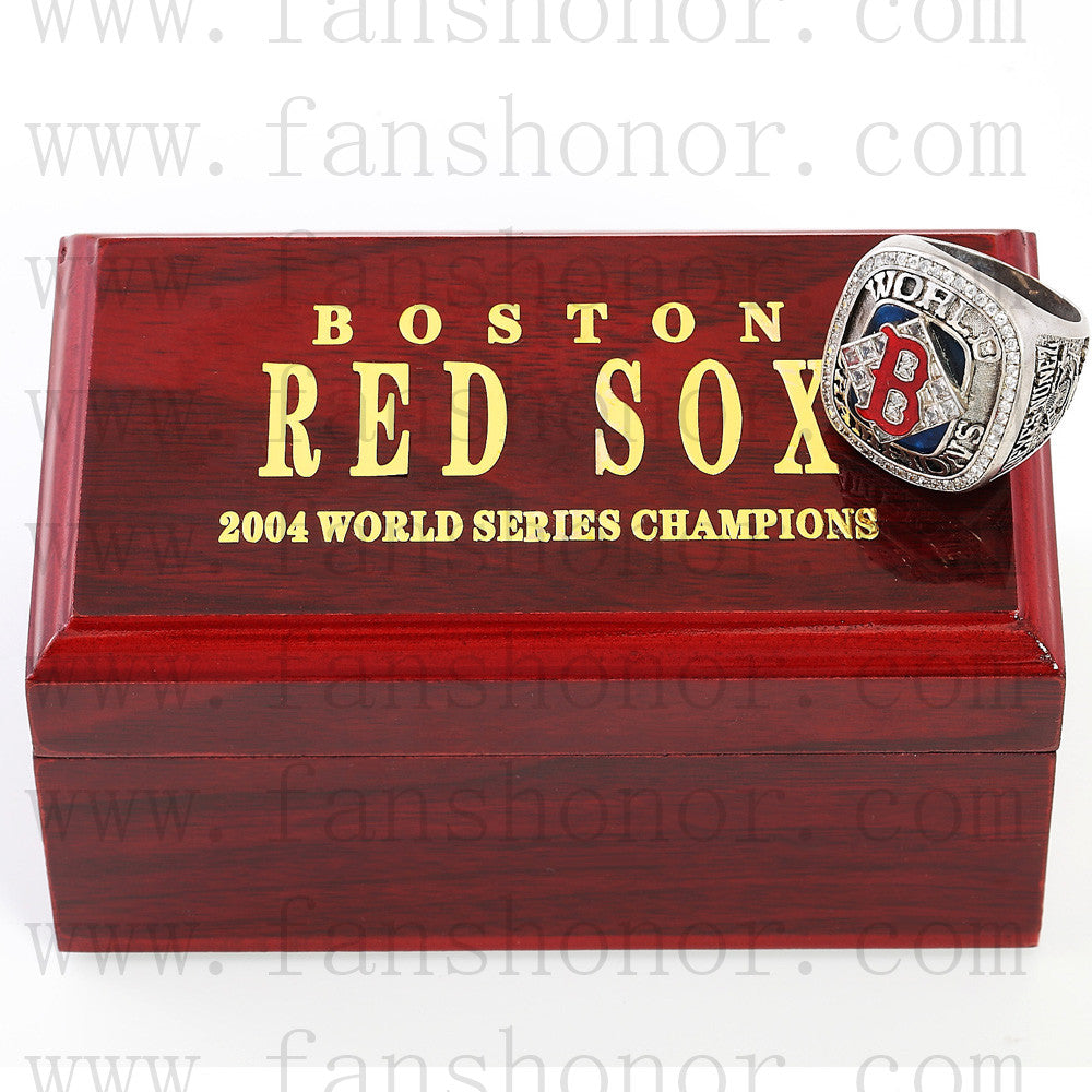 Custom 2004 Boston Red Sox MLB World Series Championship Ring