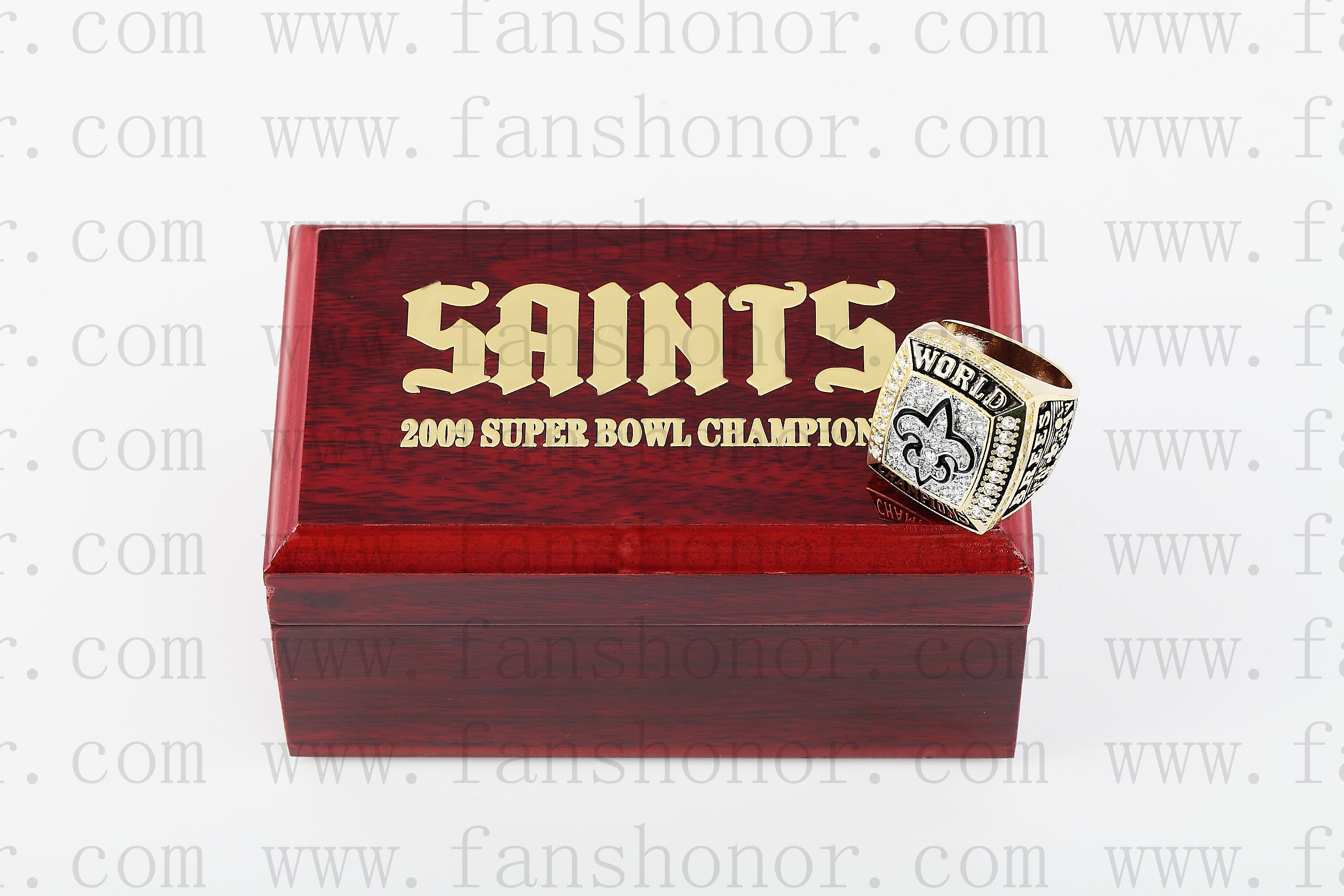 Custom New Orleans Saints 2009 NFL Super Bowl XLIV Championship Ring