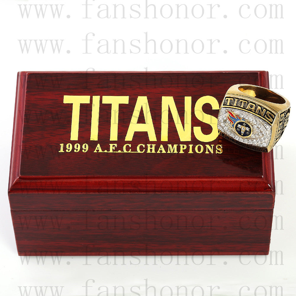 Tennessee Titans AFC Championship Ring (1999) - Premium Series