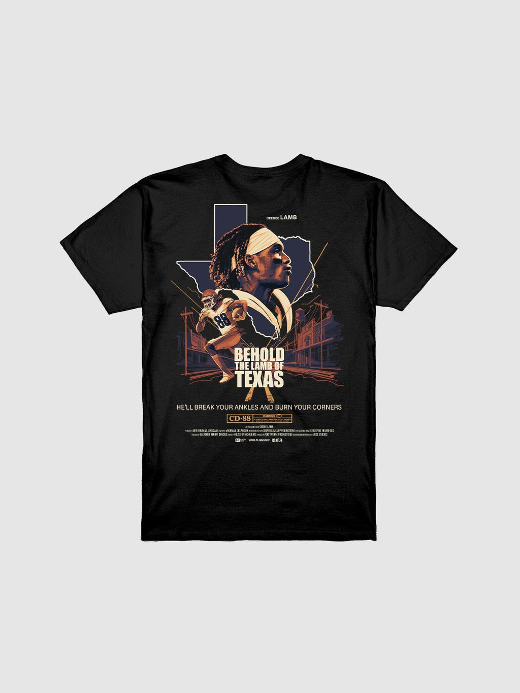 CeeDee Lamb #88 Wide Receiver Football Dallas Fans Unisex T-Shirt