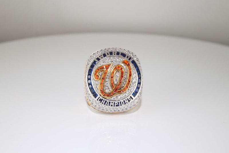 2019 Washington Nationals Men's Baseball World Series Championship Ring  Solid